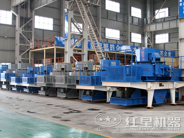 鵝卵石制砂機生產(chǎn)車間 鵝卵石制砂機生產(chǎn)車間