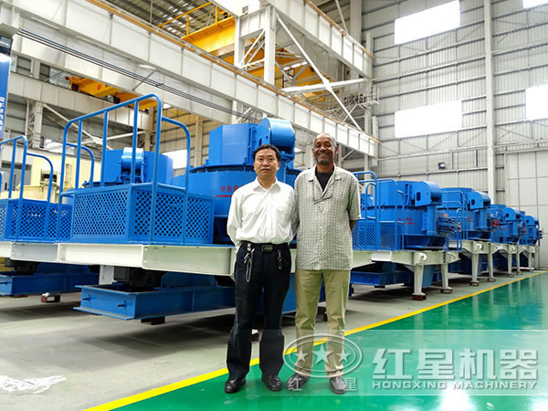 外商來制砂機廠家參觀 外商來制砂機廠家參觀