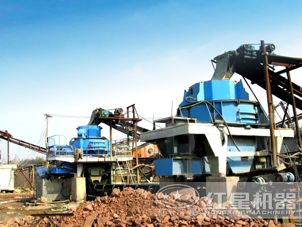 制砂機(jī)投產(chǎn)現(xiàn)場 制砂機(jī)投產(chǎn)現(xiàn)場