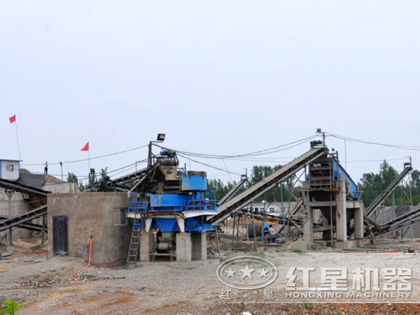 制砂機(jī)投用現(xiàn)場(chǎng) 制砂機(jī)投用現(xiàn)場(chǎng)