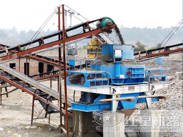 制砂機(jī)投產(chǎn)現(xiàn)場 制砂機(jī)投產(chǎn)現(xiàn)場