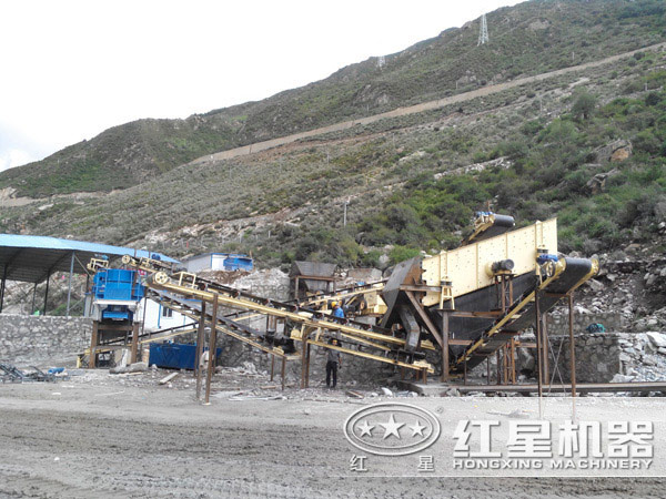 制砂機施工現(xiàn)場 制砂機施工現(xiàn)場