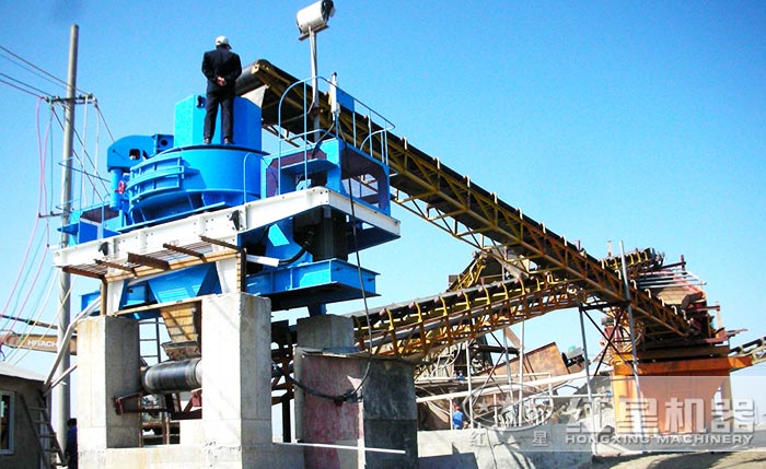 制砂現(xiàn)場 制砂現(xiàn)場