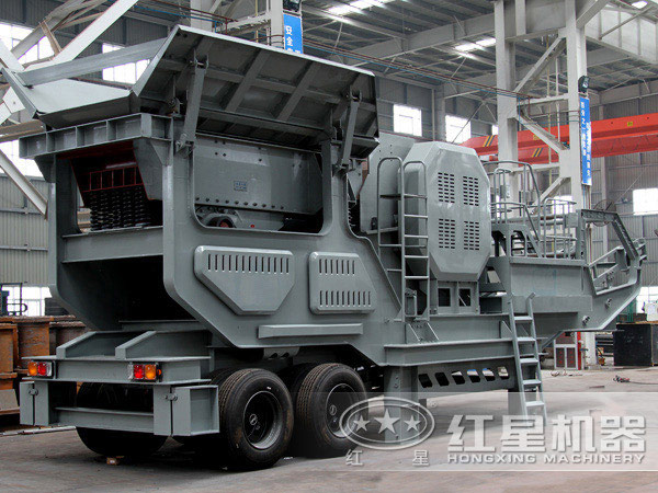 流動式建筑垃圾破碎機 流動式建筑垃圾破碎機