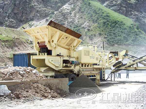移動制砂機工作現(xiàn)場 移動制砂機工作現(xiàn)場