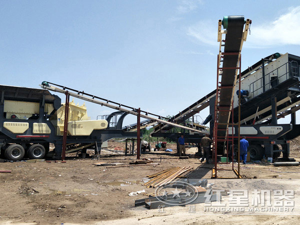 移動(dòng)建筑垃圾破碎生產(chǎn)線 移動(dòng)建筑垃圾破碎生產(chǎn)線