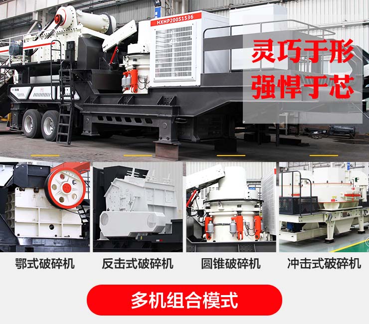 移動(dòng)破碎站相當(dāng)于一條生產(chǎn)線 移動(dòng)破碎站相當(dāng)于一條生產(chǎn)線
