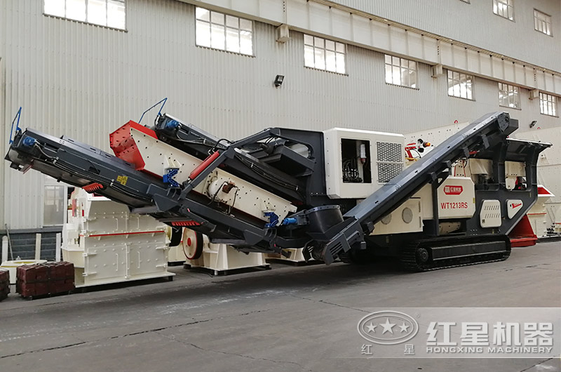 花崗巖石制砂、場地有限怎么辦？這臺移動制沙機幫你搞定