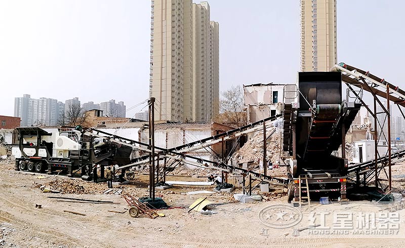 建筑垃圾處理現(xiàn)場 建筑垃圾處理現(xiàn)場