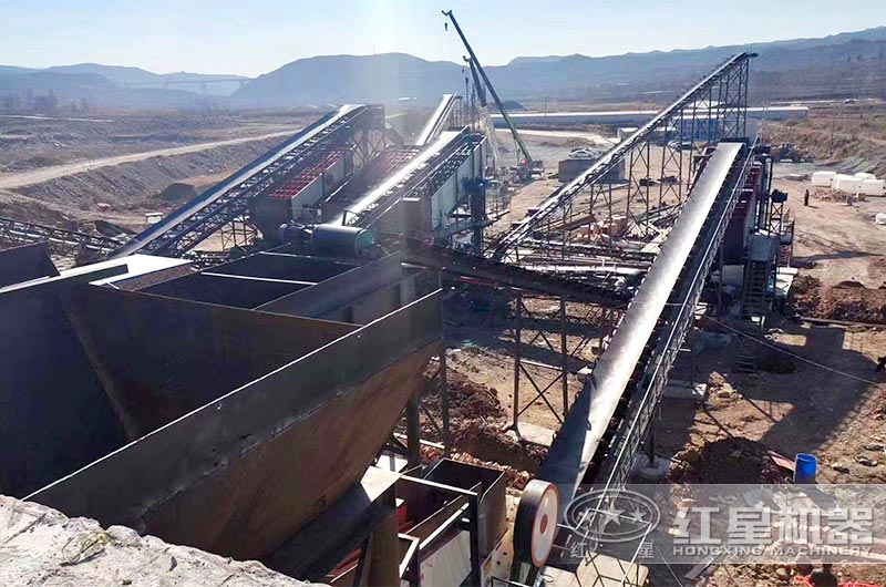 粗破階段采用2臺HD德版顎破 粗破階段采用2臺HD德版顎破