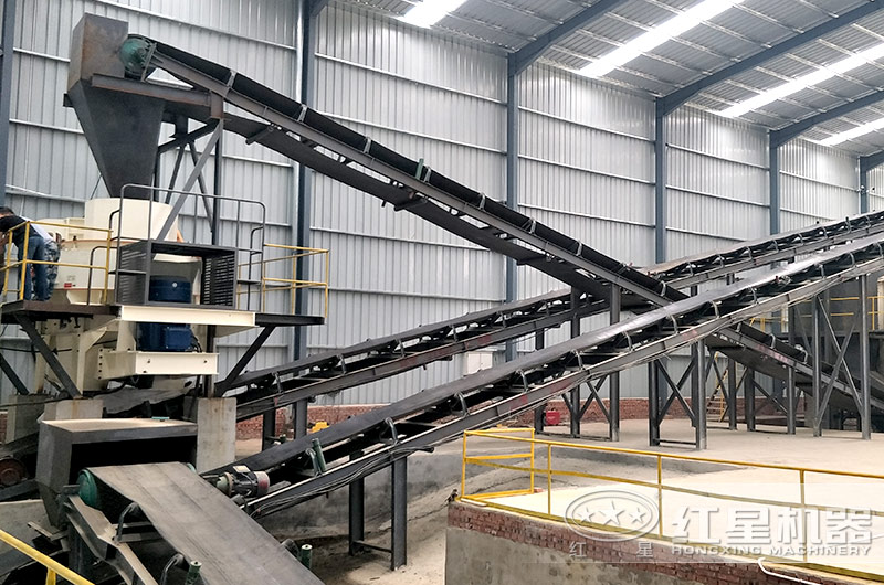 VSI制砂機(jī)現(xiàn)場實拍，室內(nèi)生產(chǎn)更環(huán)保