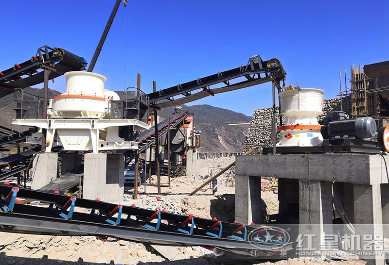 單缸圓錐破適合破碎硬料，HVI制砂機節(jié)能