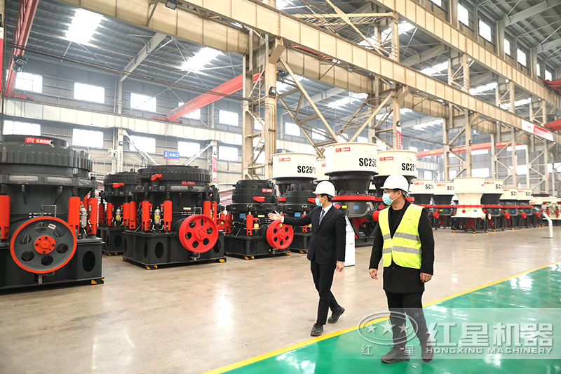 紅星機(jī)器客戶實地參觀