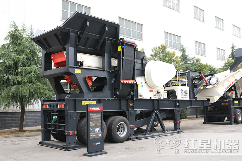 一小時產(chǎn)500噸石子的移動碎石機價格是多少，有沒有現(xiàn)場視頻